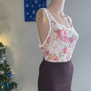 Forever 21 Lace Floral Top